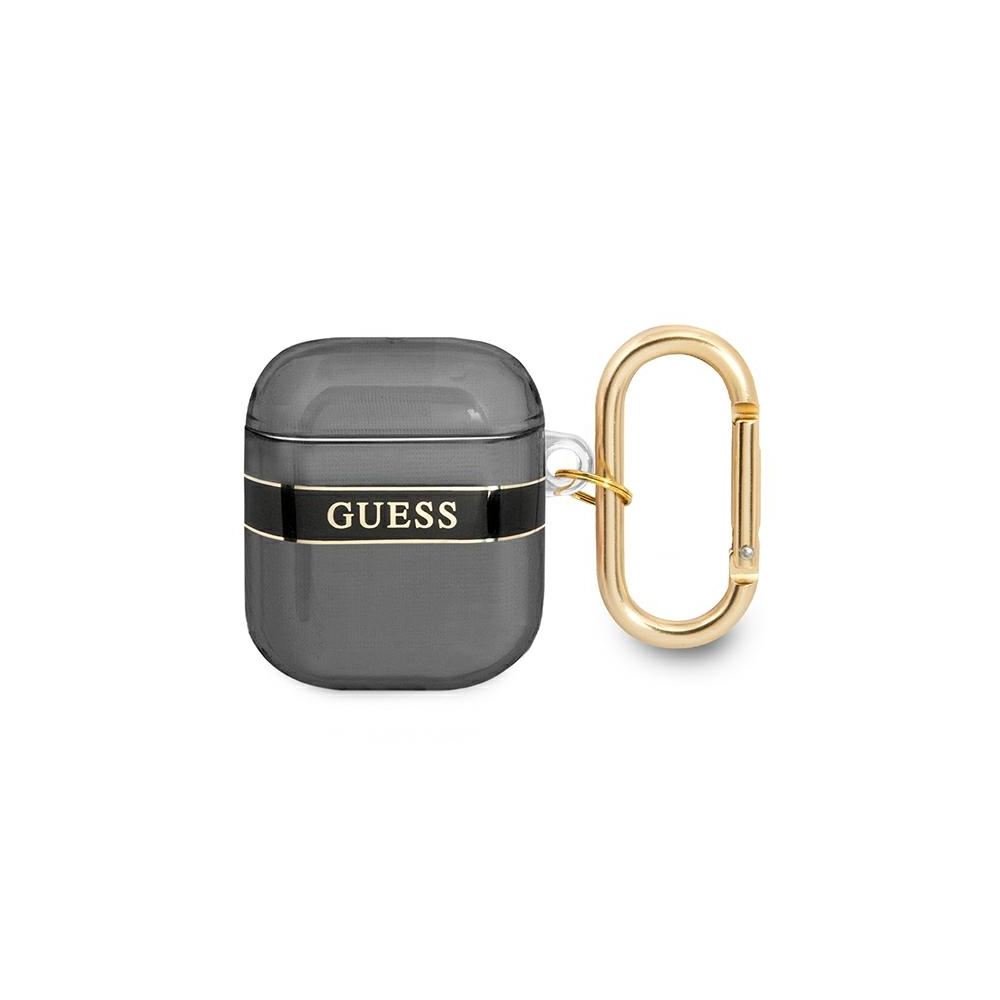 Guess Чехол для AirPods Strap Collection Черный