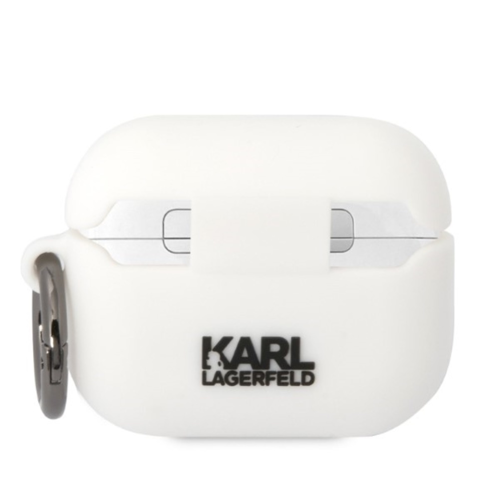Karl Lagerfeld чехол для AirPods Pro Silicone Choupette Head 3D Белый (0)