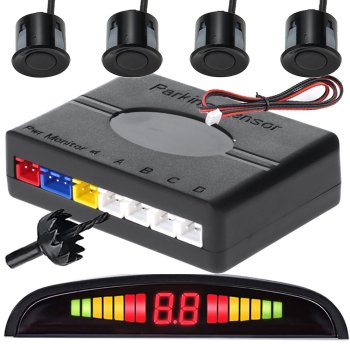 Датчик Парковки, Чёрный | Car Parking Sensor Kit