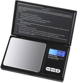 Переносные карманные ювелирные весы 0.1г - 500 грамм