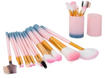 Набор кисточек кистей для макияжа в футляре, 12 шт. | Make Up Cosmetic Brush Set, 20 pieces