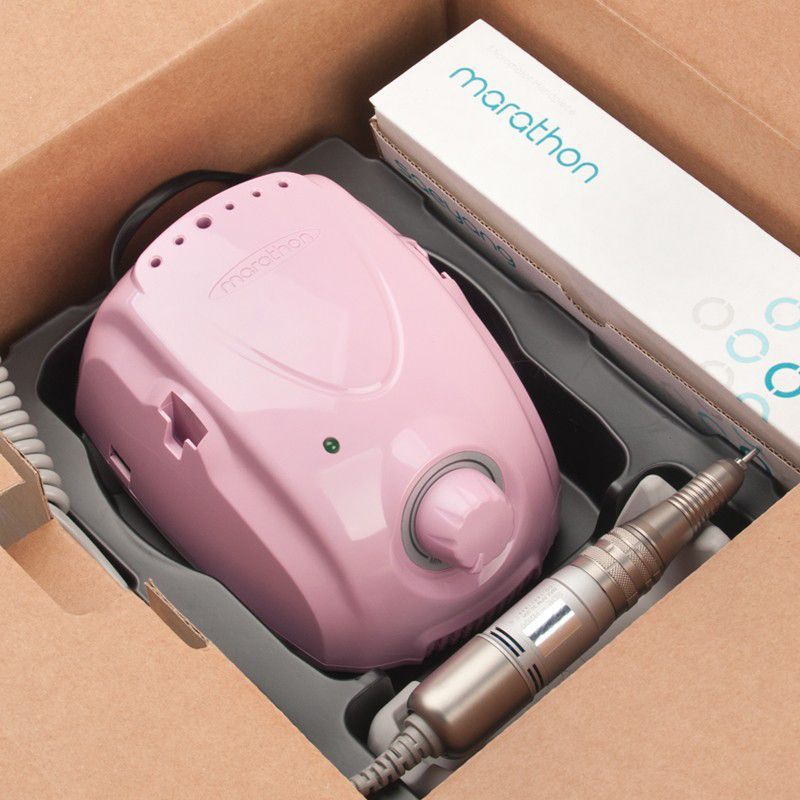 Фрезер аппарат для маникюра и педикюра Saeyang Marathon 3 Champion Pink + H200 45 W,... (2)