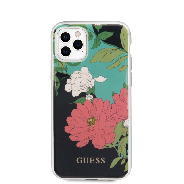 Apple iPhone 11 Pro 5.8'' Guess N°1 Flower Collection Case Cover (GUHCN58IMLFL01), Black | Чехол Кейс... (1)