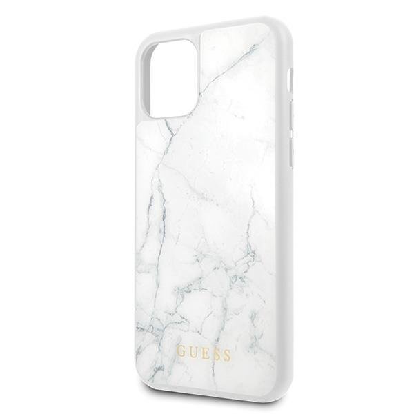 Guess GUHCN58HYMAWH iPhone 11 Pro white Marble (1)