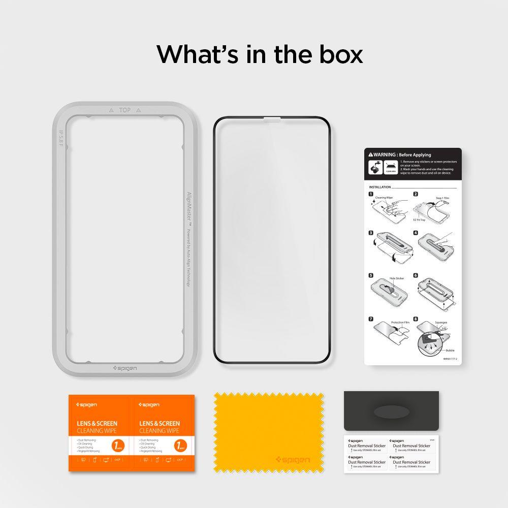 Apple iPhone XR / 11 6.1" Spigen Tempered Glass Screen Protector | Защитное Стекло для Экрана... (3)