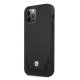 Apple iPhone 12 Pro Max 6,7\" BMW Leather Perforate Case Cover (BMHCP12LRSWPK), Black | Чехол Кейс...