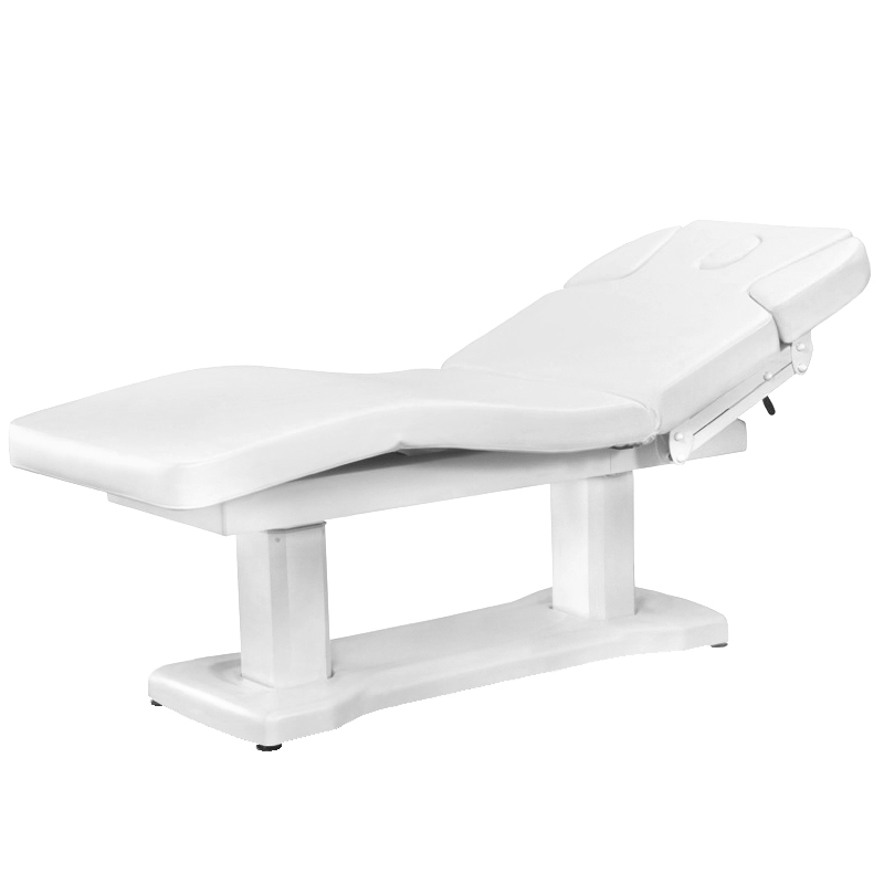 Косметическая кровать, кушетка для массажа с подогревом AZZURRO 818A, белый | Cosmetic bed, massage couch