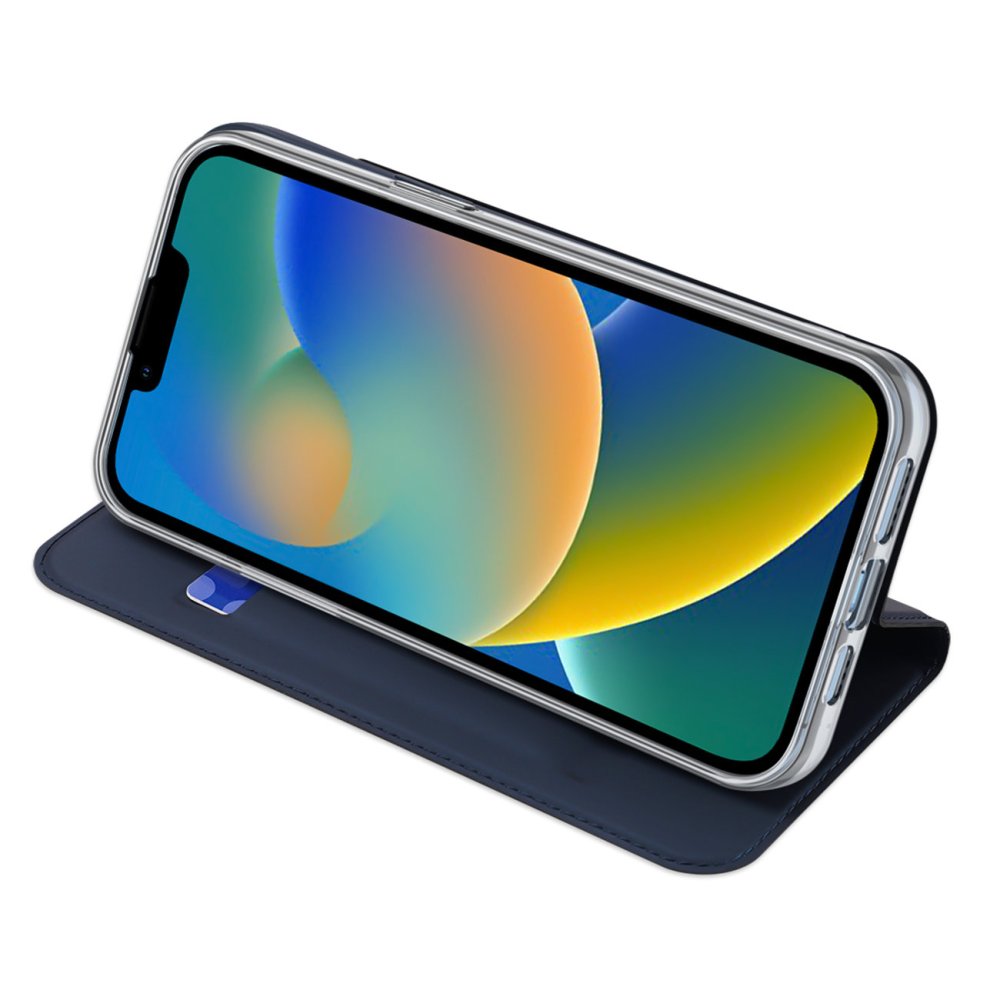 Apple iPhone 14 Plus 6.7' DUX DUCIS Magnetic Book Case Cover, Blue | Чехол для Телефона Кабура... (1)