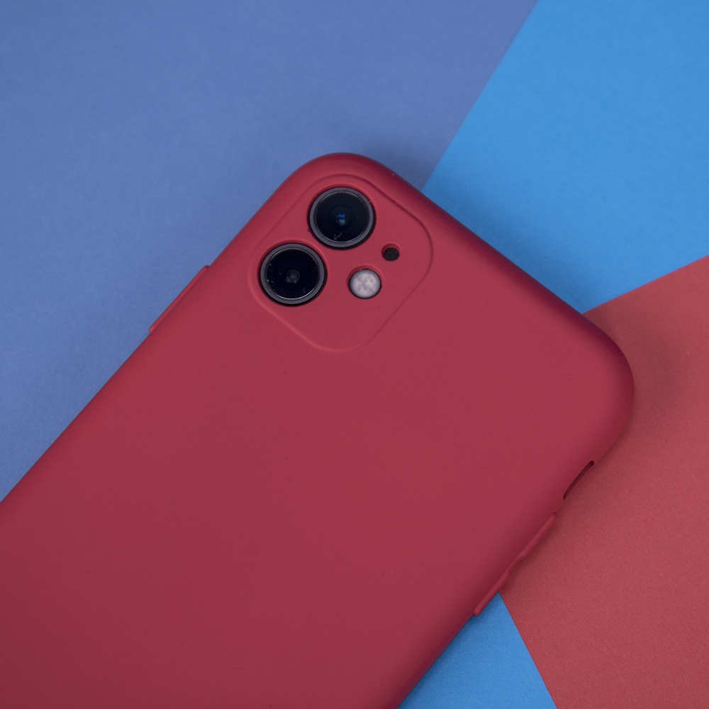 Apple iPhone 14 Plus 6.7'' Silicone Color Case Cover, Red | Чехол Обложка Бампер Кабура (0)