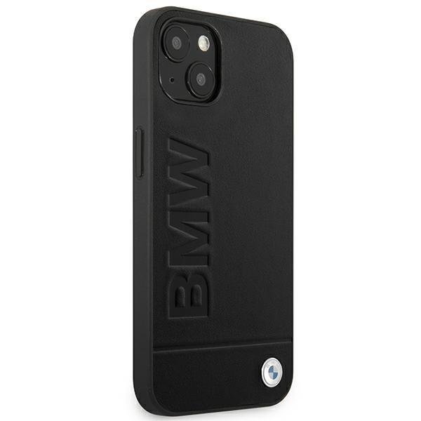 Apple iPhone 14 Plus 6,7" BMW Leather Stamp Case Cover (Bmhcp14msllbk), Black | Чехол Кейс Бампер... (2)