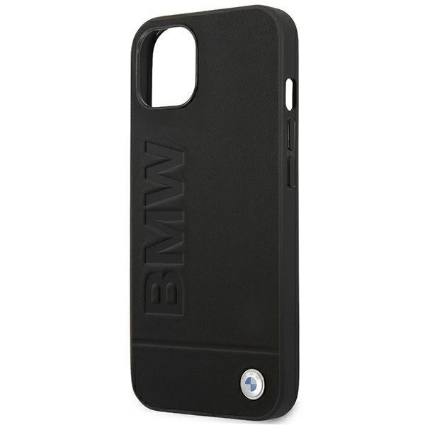 Apple iPhone 14 Plus 6,7" BMW Leather Stamp Case Cover (Bmhcp14msllbk), Black | Чехол Кейс Бампер... (4)