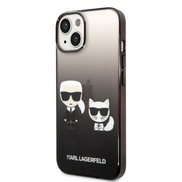 Чехол Karl Lagerfeld K&Choupette Centered Grad для iPhone 14 Plus - Черный (0)