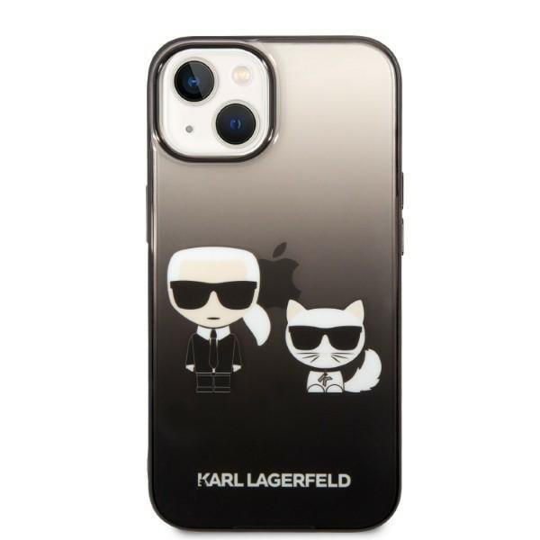 Чехол Karl Lagerfeld K&Choupette Centered Grad для iPhone 14 Plus - Черный (1)