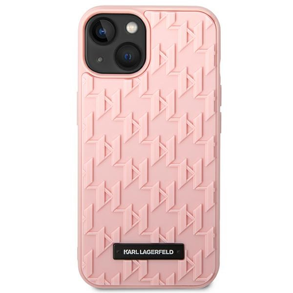 Apple iPhone 14 Plus 6.7'' Karl Lagerfeld 3D Monogram Case Cover (KLHCP14MRUPKLPK), Pink | Чехол Кейс... (1)