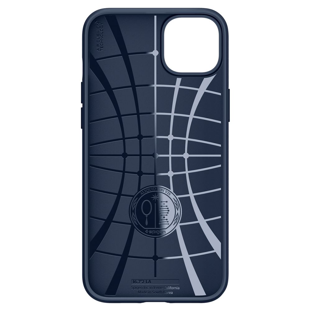 Apple iPhone 14 Plus 6.7'' Spigen Liquid Air TPU Case Cover, Navy Blue | Чехол Кейс Кабура Бампер... (0)
