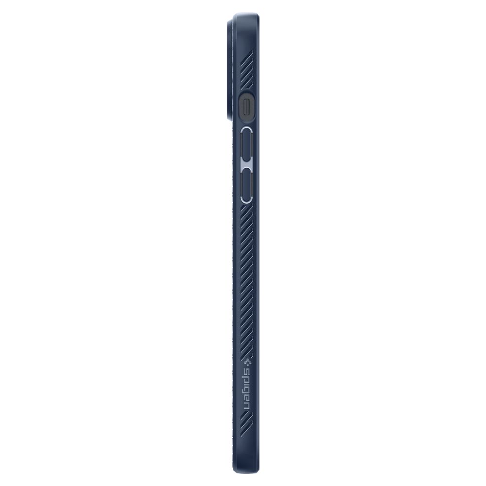 Apple iPhone 14 Plus 6.7'' Spigen Liquid Air TPU Case Cover, Navy Blue | Чехол Кейс Кабура Бампер... (1)