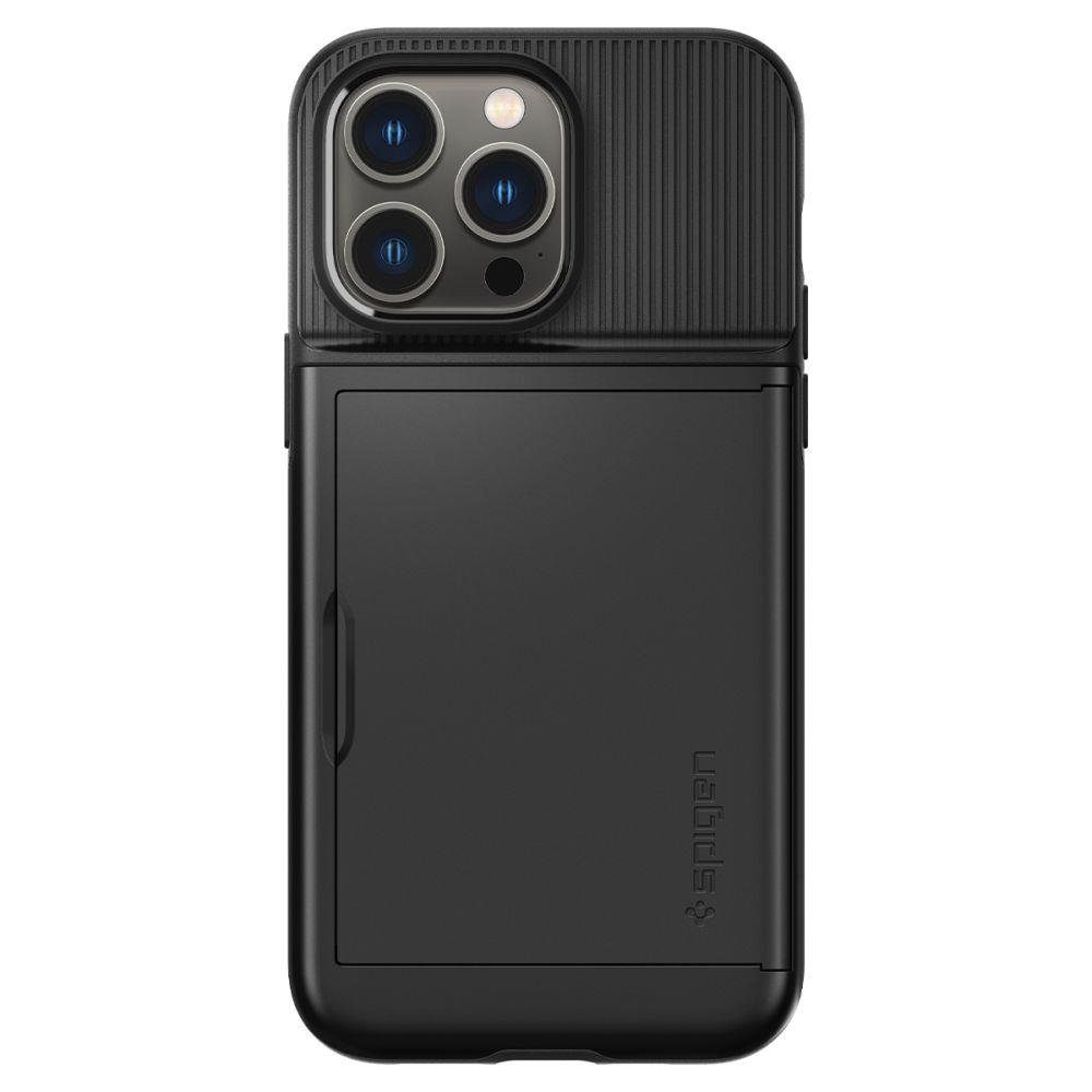 Apple iPhone 14 Pro 6.1'' Spigen Slim Armor Cs Case Cover, Black | Чехол Кабура Кейс для... (1)