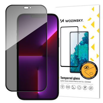 Apple iPhone 14 Pro 6.1'' Приватное Защитное Стекло на Весь Экран | Privacy Tempered...
