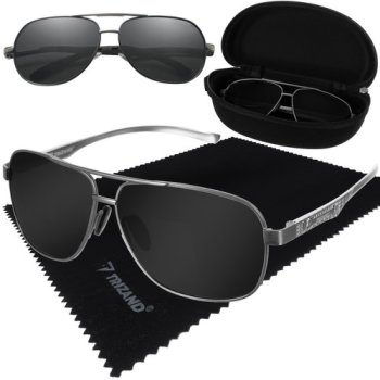 Trizand Поляризованные Спортивные Солнцезащитные Очки UV400 + Чехол, Серый | Sports Sunglasses Outdoor Sports Cycling Glasses