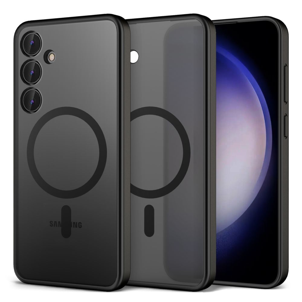 Samsung Galaxy S24 (SM-S921) Tech-Protect MagMat MagSafe Case Cover, Matte Black | Чехол Обложка Бампер Кабура Кейс