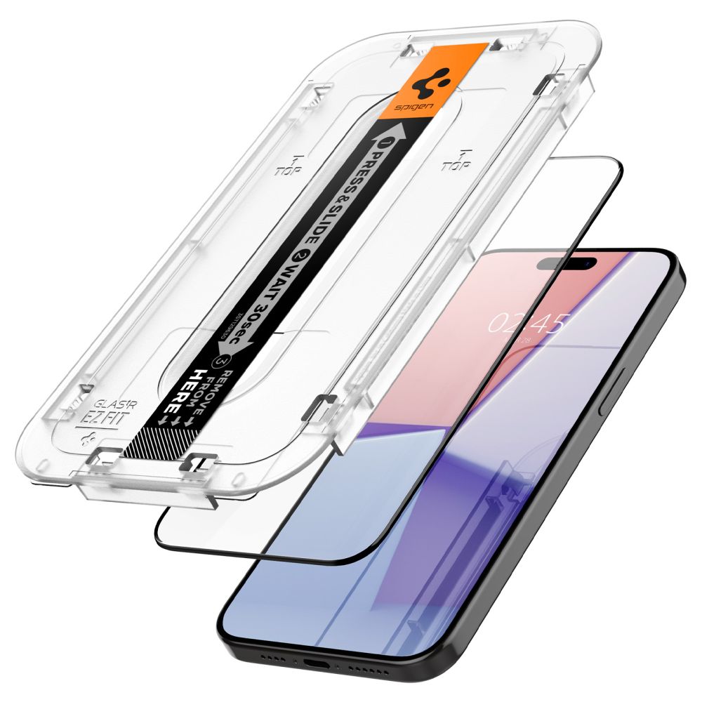 Apple iPhone 15 Pro 6.1'' Spigen GLAS.TR "EZ FIT" Tempered Glass Screen Protector | Защитное Стекло... (1)