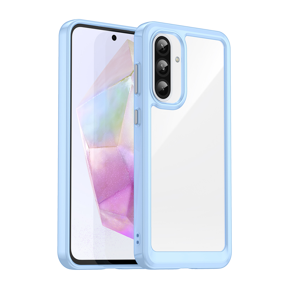 Samsung Galaxy A56 ( SM-A566B / DS ) Outer Space TPU Case Cover, Blue | Чехол Обложка Бампер Кабура для Телефона
