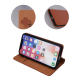 Apple iPhone 16 Pro 6.3\'\' Genuine Leather Wallet Phone Cover, Brown | Чехол для Телефона Кабура...