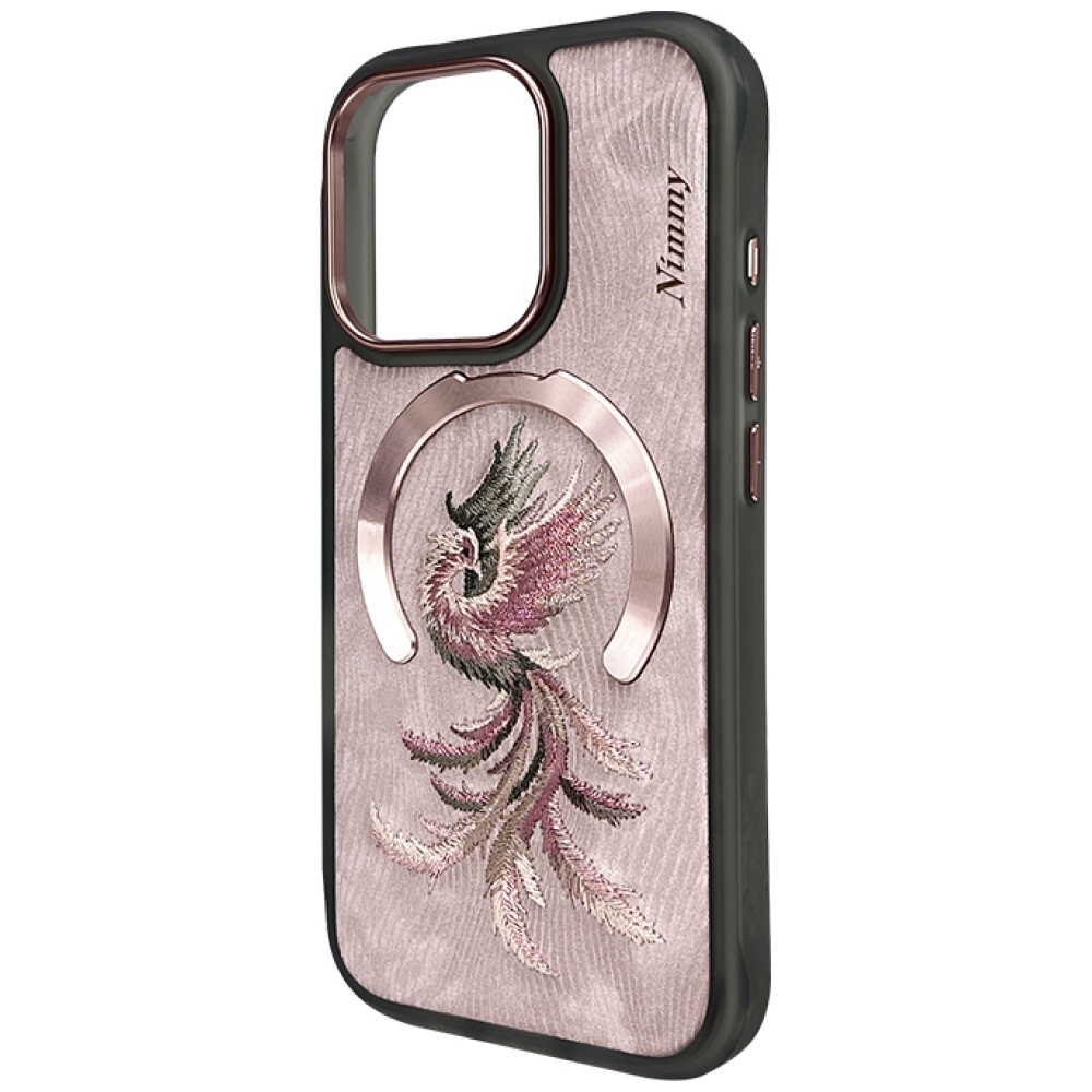 Чехол Nimmy Magnetic Fantasy Animal MagSafe для iPhone 16 Pro Max, розовое золото (0)
