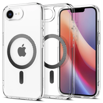 Apple iPhone 16e / SE (2025) 6.1'' Spigen Ultra Hybrid Mag Magsafe Case Cover, Clear | Чехол Кабура Кейс...