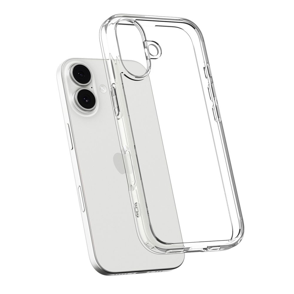 Apple iPhone 17 6.3'' Spigen Ultra Hybrid Case Cover, Crystal Clear | Чехол Кабура Кейс Бампер... (3)