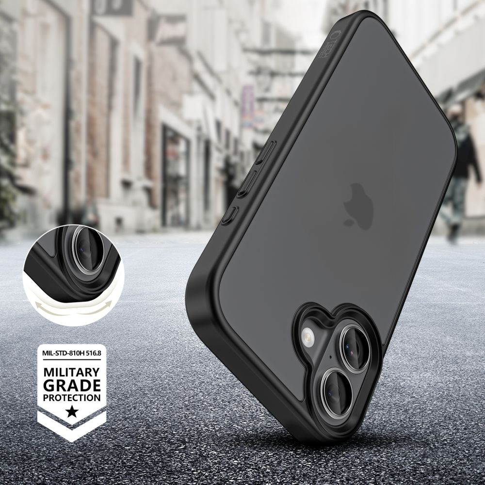 Чехол Tech-Protect MagMat для iPhone 17 — матовый черный (1)
