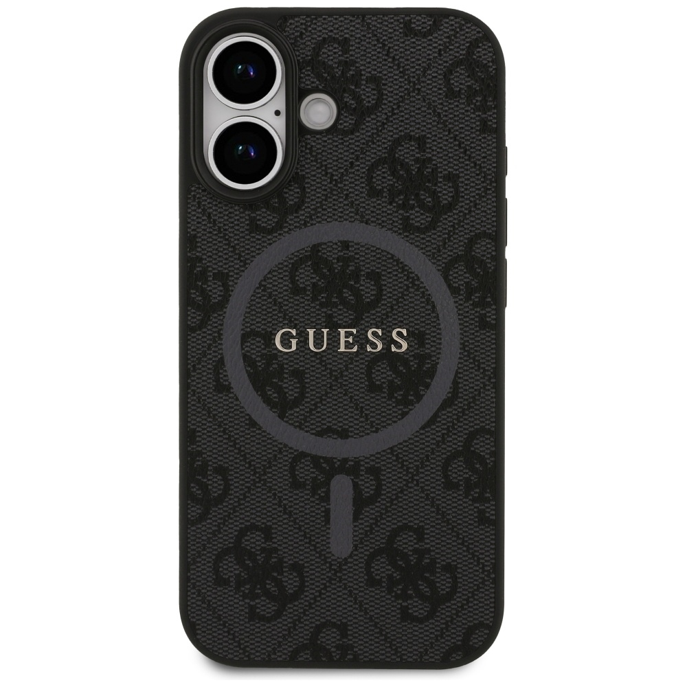 Чехол Guess 4G Ring Classic Logo MagSafe для iPhone 17 – черный (1)