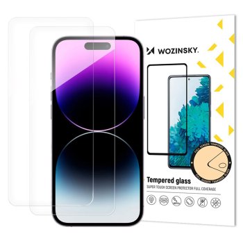 Набор из 2 защитных стекол Wozinsky для iPhone 17/16 Pro