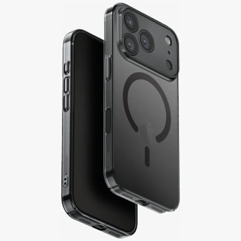 Uniq Airsuit Magclick чехол-зарядка для iPhone 17 Pro - Черный