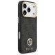 Чехол Guess 4G Strass Logo MagSafe для iPhone 17 Pro - черный