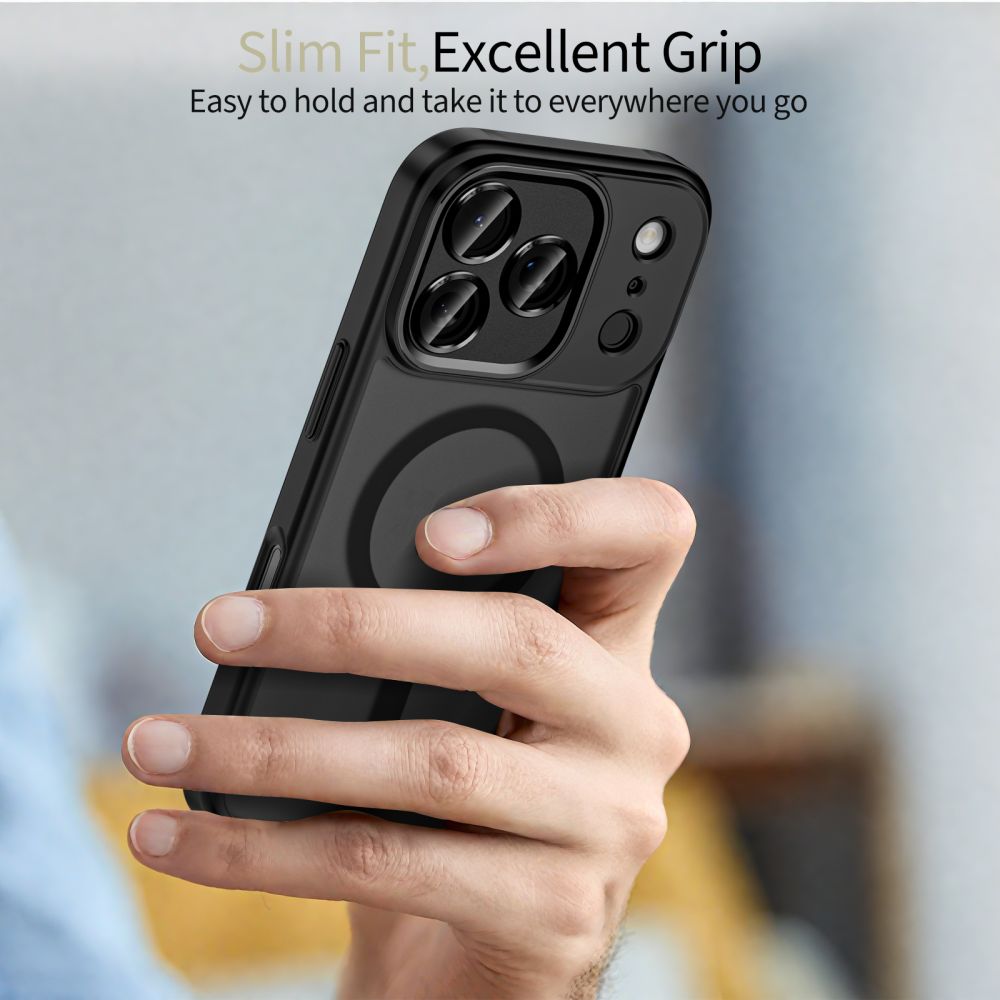 Чехол Tech-Protect MagCam MagSafe для iPhone 17 Pro - Матовый черный (3)