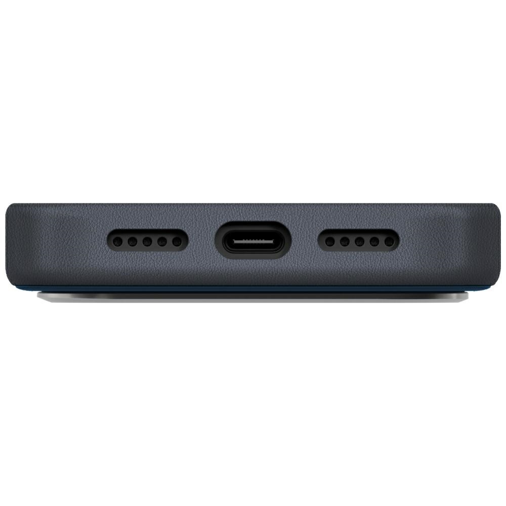 Чехол Uniq Lyden DS для iPhone 17 Pro с Magclick зарядкой – синий и черный (3)