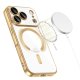 Чехол Tech-Protect MagFlex MagSafe для iPhone 17 Pro Max — прозрачное золото