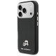 Karl Lagerfeld Karl & Choupette Head Pins Saffiano чехол с MagSafe для iPhone 17 Pro Max – чёрный