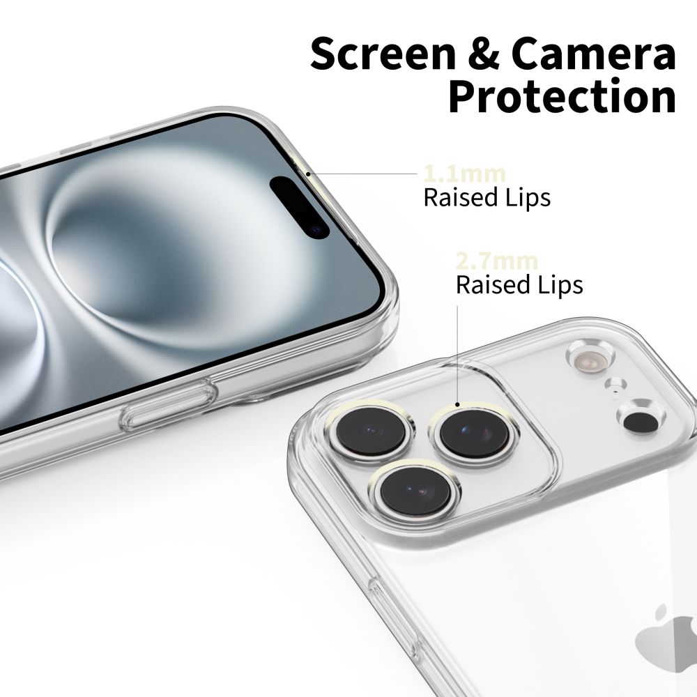Чехол Tech-Protect FlexAir для iPhone 17 Pro Max - Прозрачный (0)