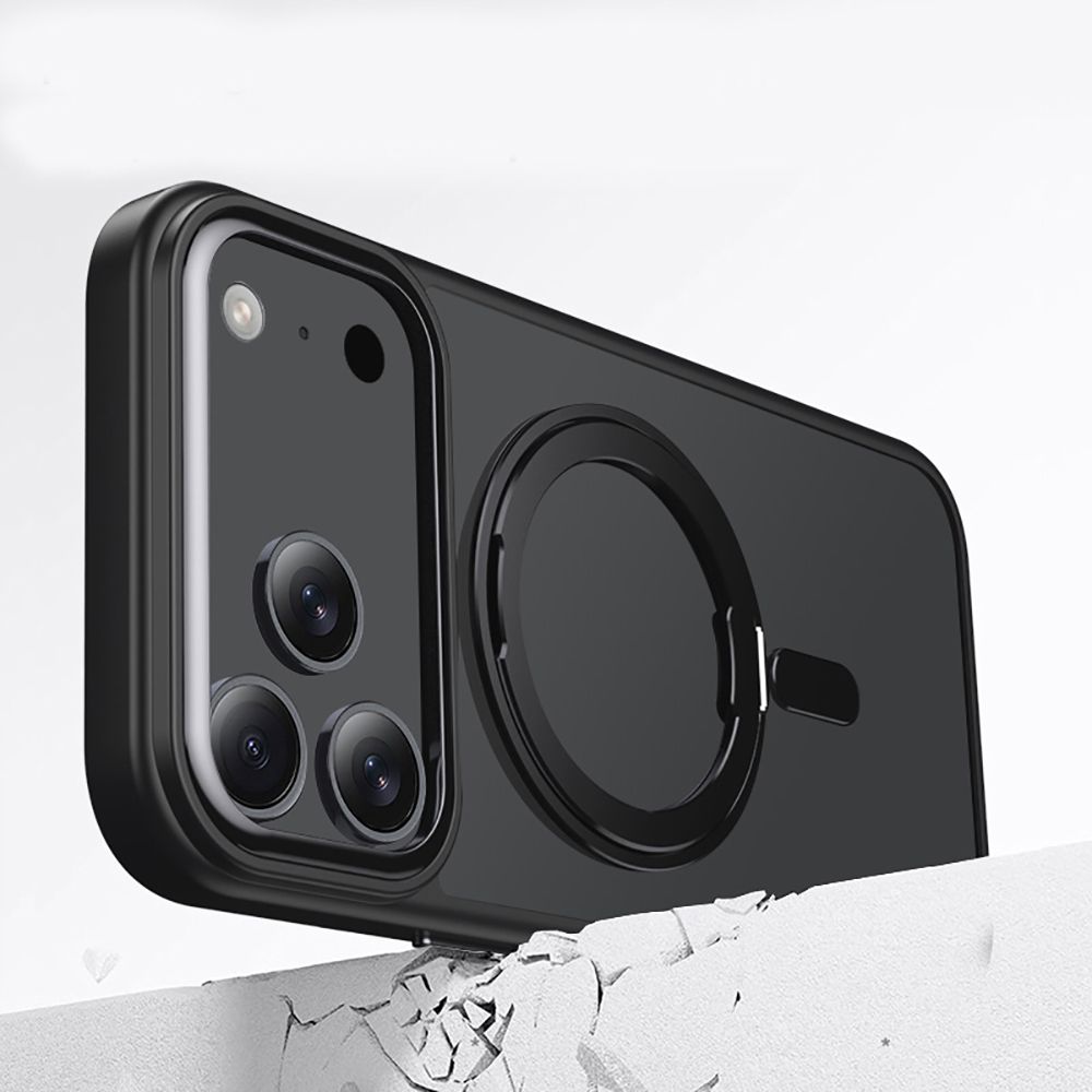 Чехол Tech-Protect MagRing MagSafe для iPhone 17 Pro Max - матовый черный (2)