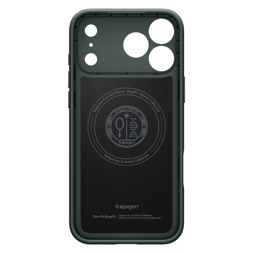 Чехол Spigen Thin Fit MagSafe для iPhone 17 Pro Max — зелёный (1)
