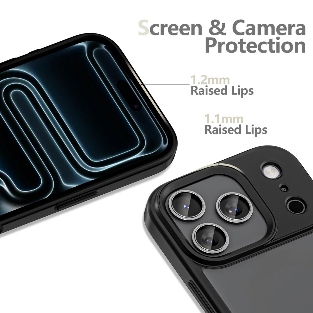 Чехол Tech-Protect MagMat для iPhone 17 Pro Max — матовый черный (0)