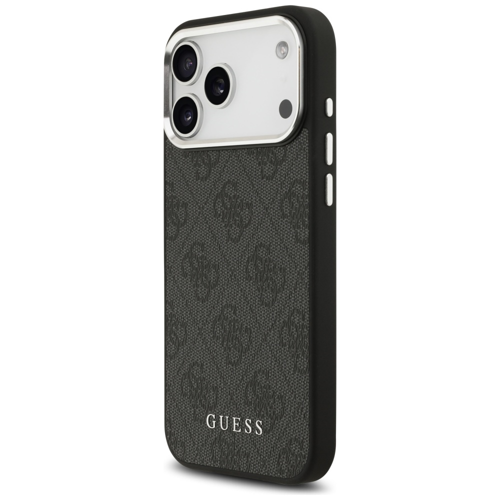 Чехол Guess 4G Classic Logo MagSafe для iPhone 17 Pro Max – чёрный (0)