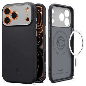 Чехол Spigen Nano Pop MagSafe для iPhone 17 Pro Max — черный