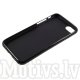 Apple iPhone 7 / 8 / SE (2020) (2022) 4.7\" Matte TPU Case Cover Shell, Black | Чехол Кейс Кабура...
