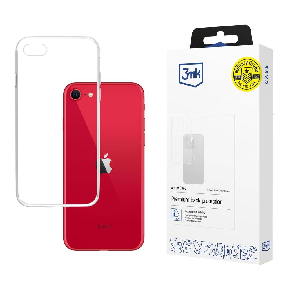 Apple iPhone 8 / 7 / SE (2020) (2022) 4.7" 3MK Armor Case Cover, Transparent | Чехол Кейс Бампер...