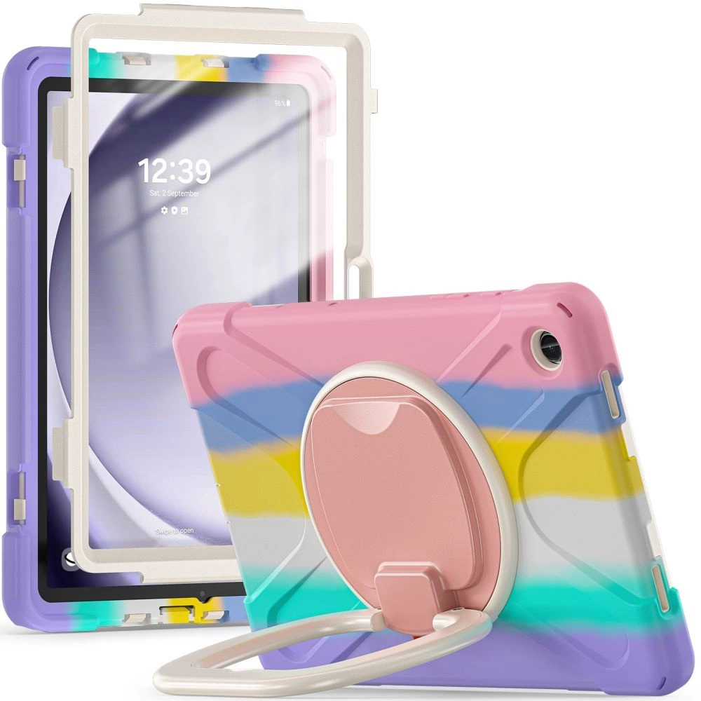 Samsung Galaxy Tab A9+ Plus (SM-X210, X215, X216B) Tech-Protect X-Armor Hard Case Cover, Pink and Blue | Чехол Кабура для Планшета