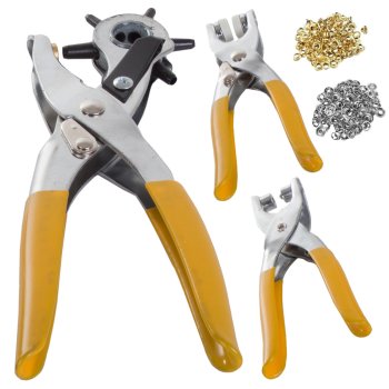 Инструменты для Работы с Кожей: Пробойник, Заклепочник, Пресс для Кнопок