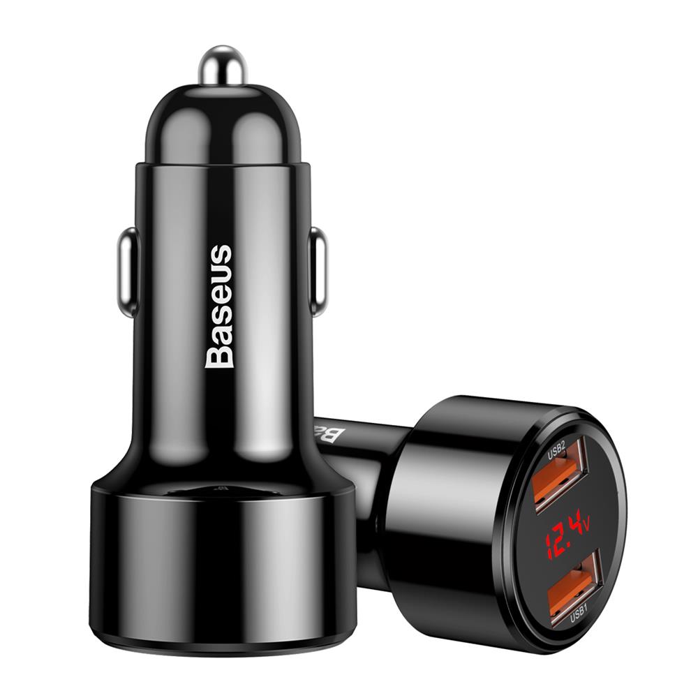 Baseus Magic Series Dual QC – Автомобильное зарядное устройство 2x USB QC 3.0, 45W,... (3)
